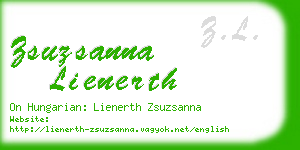 zsuzsanna lienerth business card